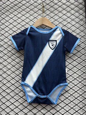 Guatemala Baby Romper Blue Soccer Jersey Style Onesie